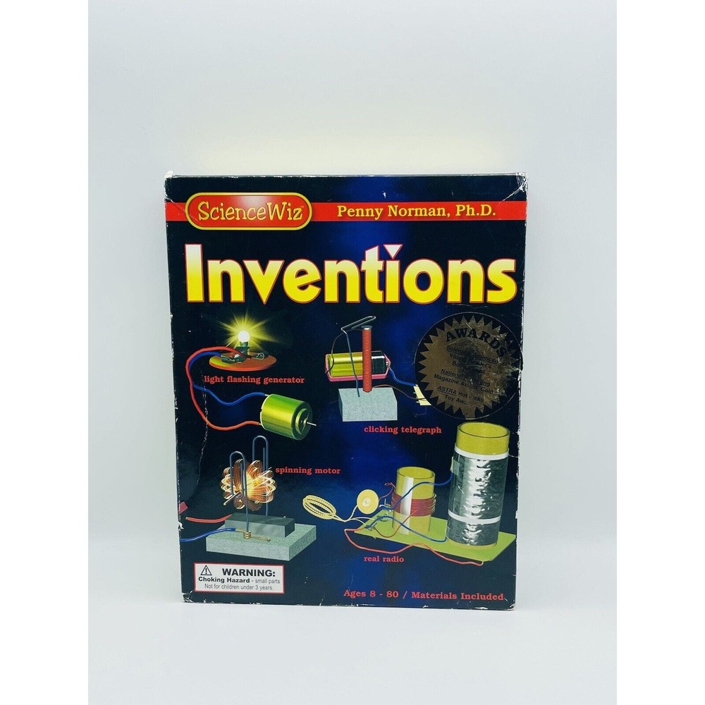 ScienceWiz Inventions Light Flashing Generator Clicking Telegraph Radio Motor NB
